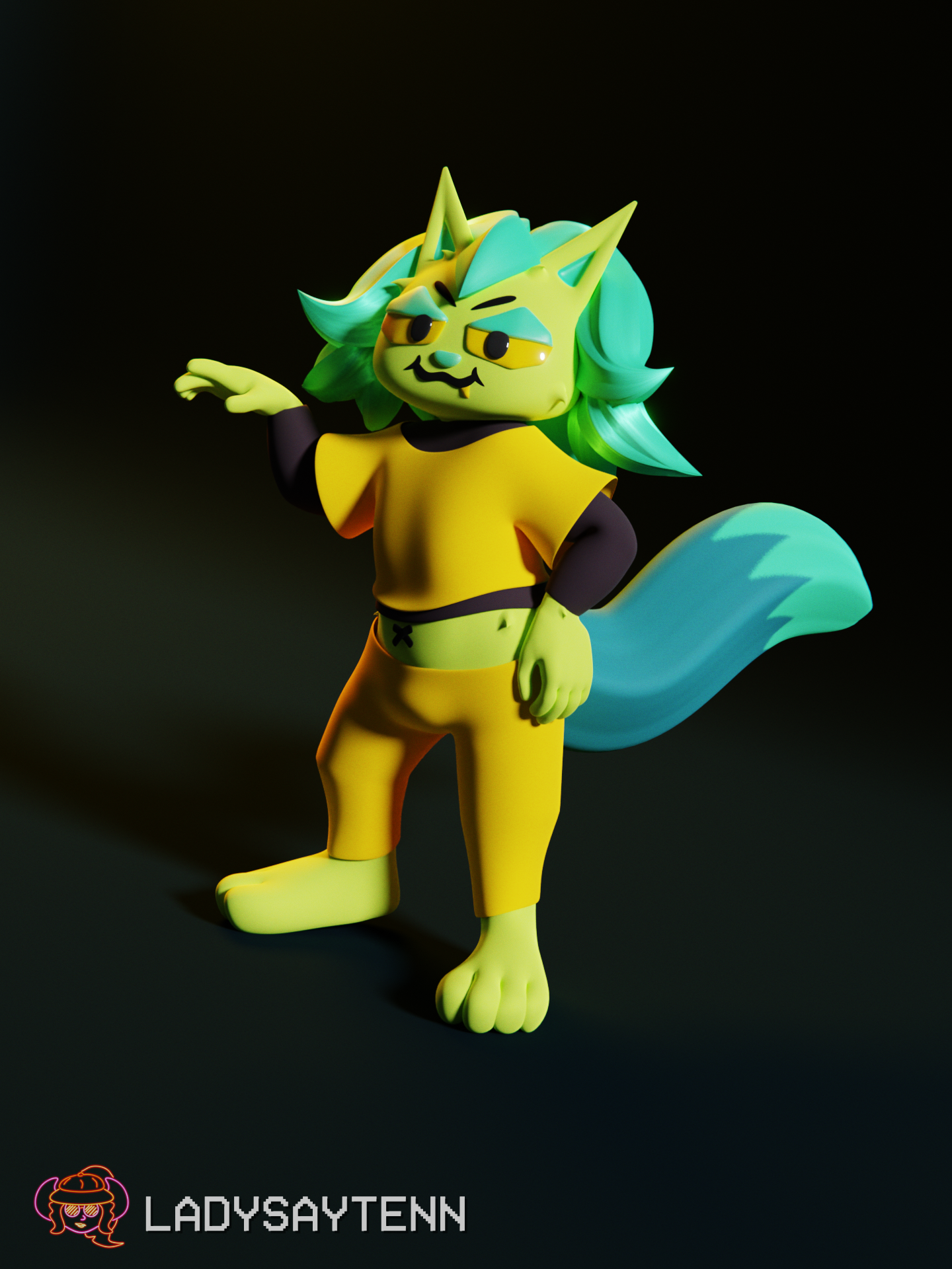 A 3D render of Tynk from 