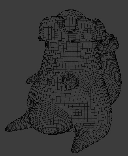 A dense wireframe view of Rook.